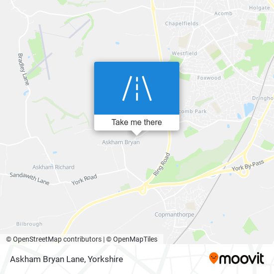 Askham Bryan Lane map