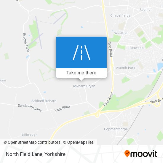 North Field Lane map