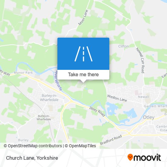 Church Lane map