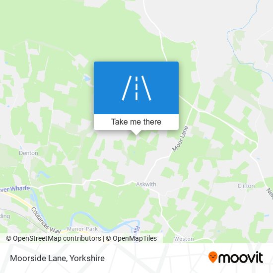 Moorside Lane map