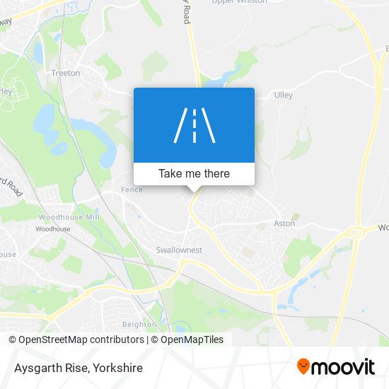 Aysgarth Rise map
