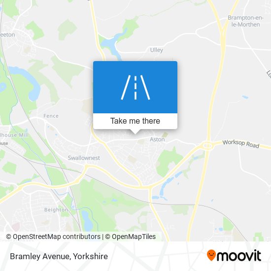 Bramley Avenue map