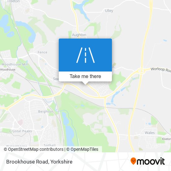 Brookhouse Road map