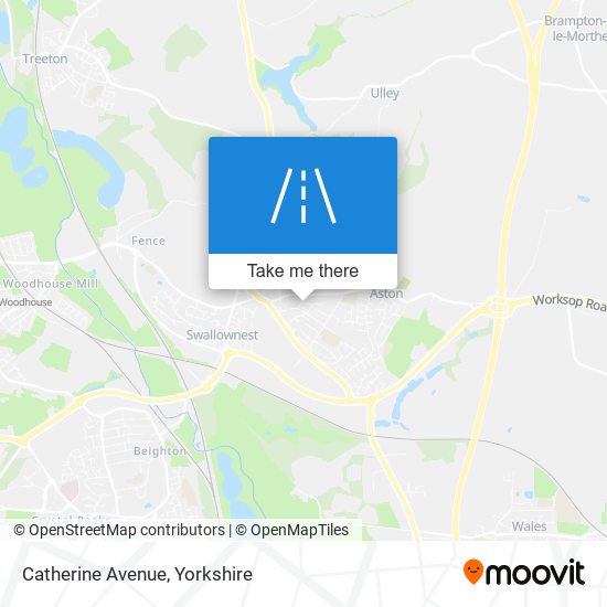 Catherine Avenue map