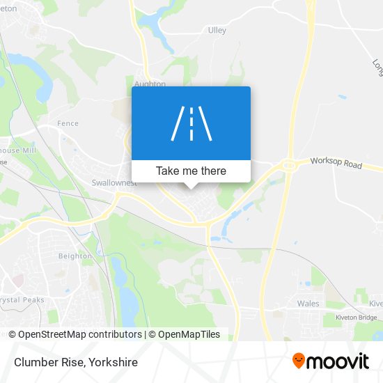 Clumber Rise map