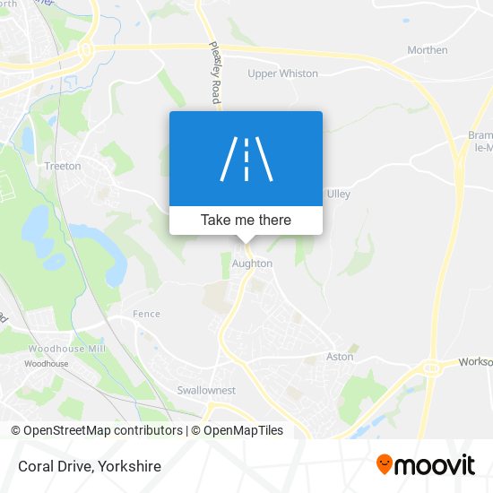 Coral Drive map