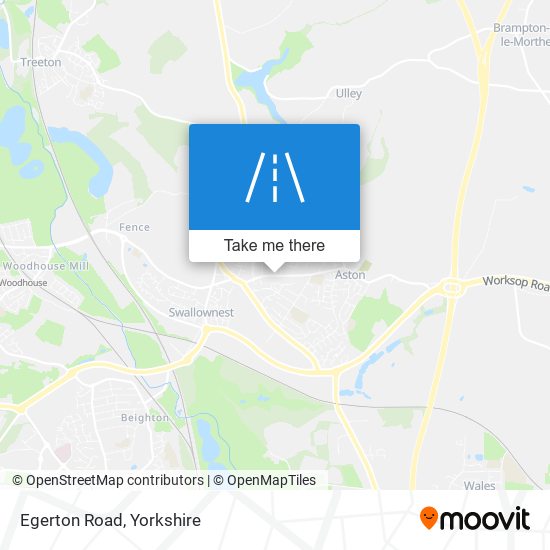 Egerton Road map