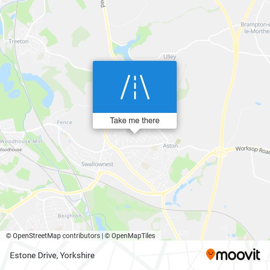 Estone Drive map