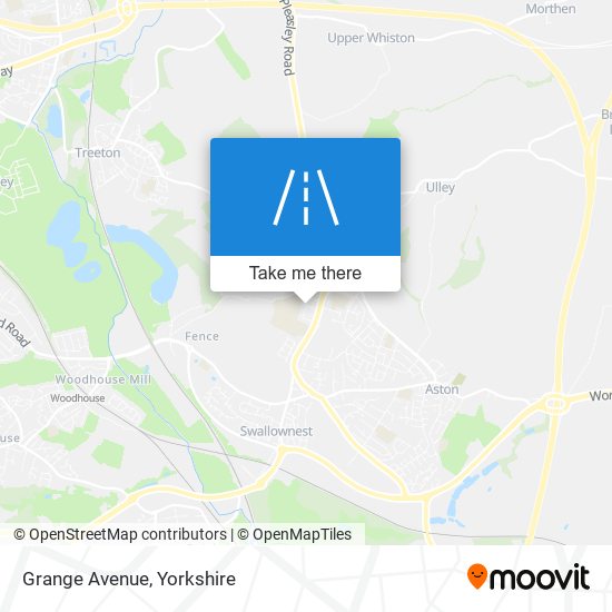 Grange Avenue map