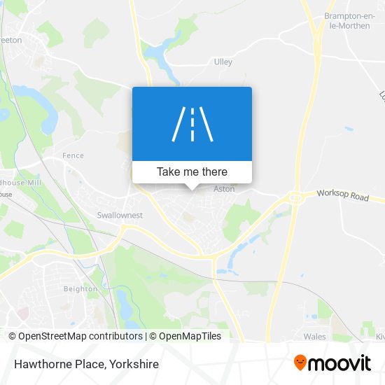 Hawthorne Place map