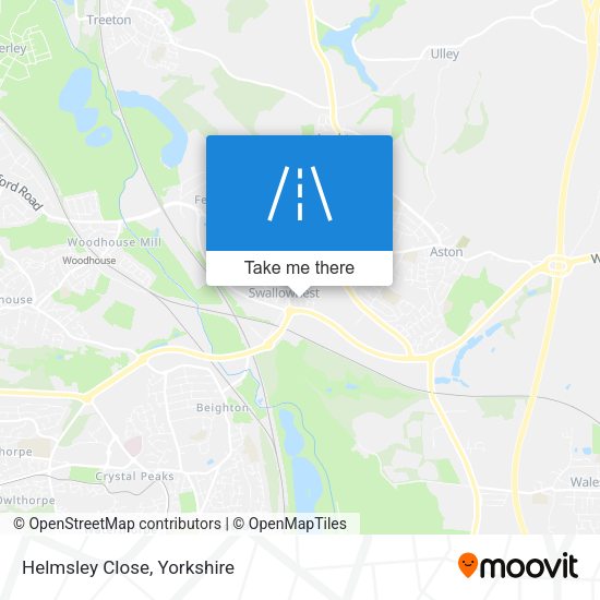 Helmsley Close map