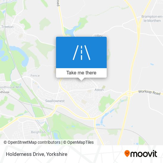 Holderness Drive map