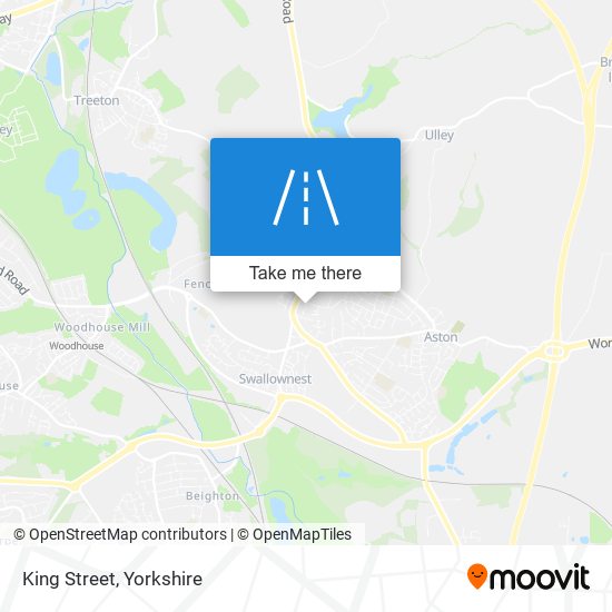 King Street map