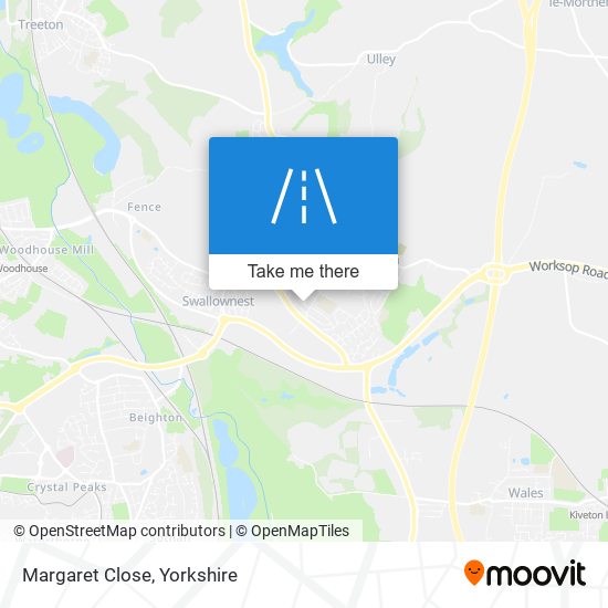 Margaret Close map