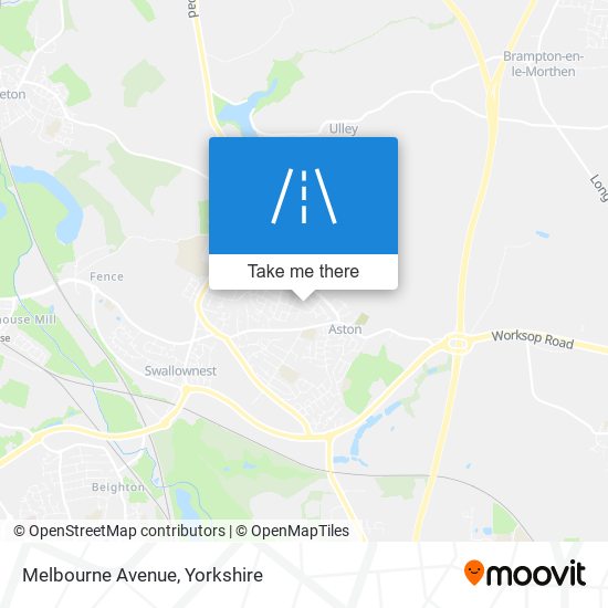 Melbourne Avenue map