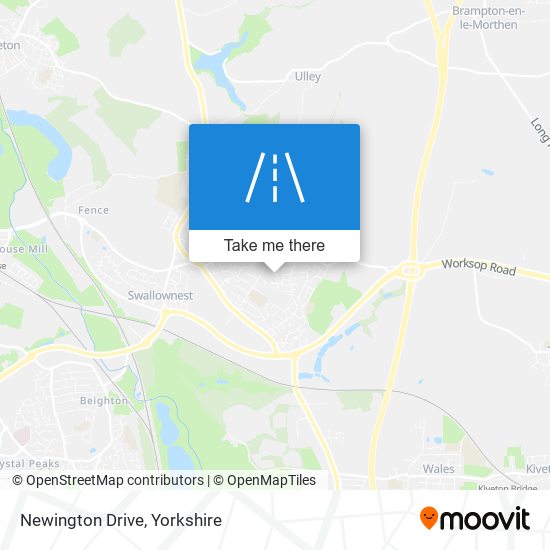 Newington Drive map