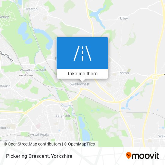 Pickering Crescent map