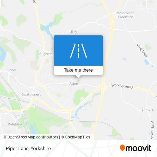 Piper Lane map