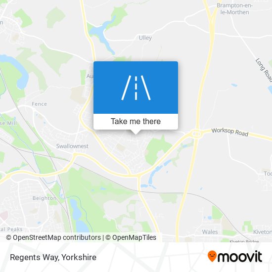 Regents Way map