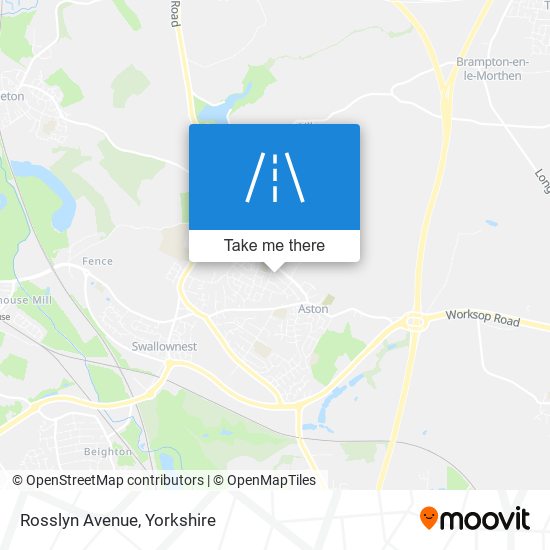 Rosslyn Avenue map