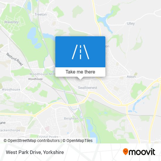 West Park Drive map