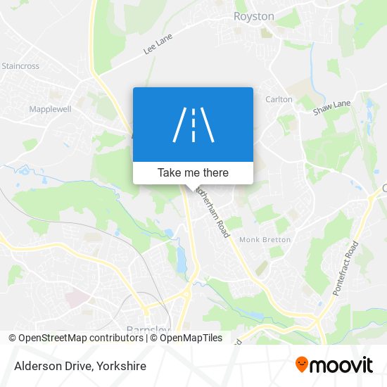 Alderson Drive map