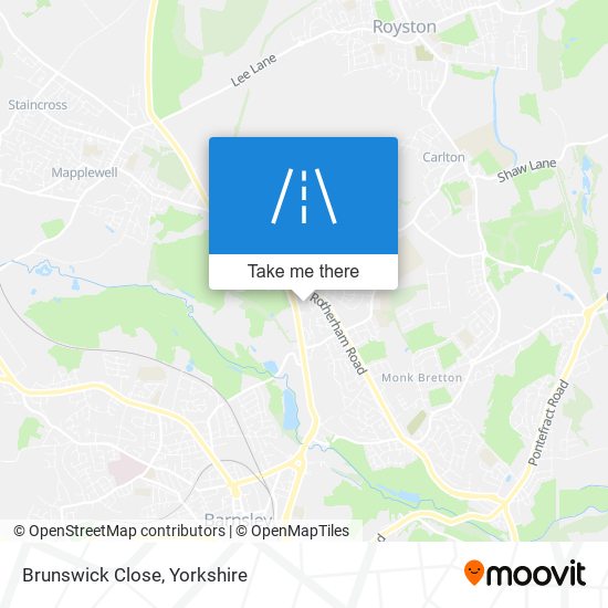 Brunswick Close map