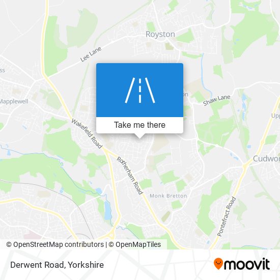 Derwent Road map