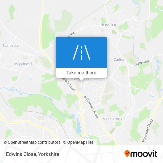 Edwins Close map