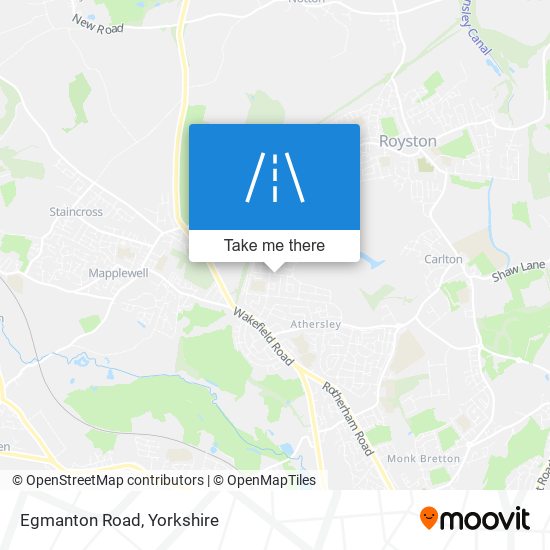 Egmanton Road map