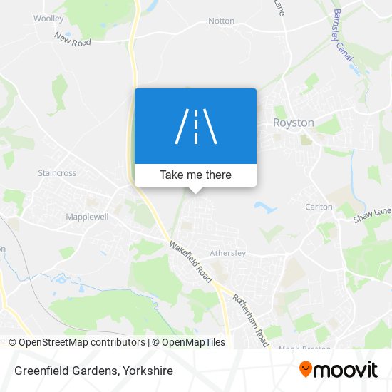 Greenfield Gardens map
