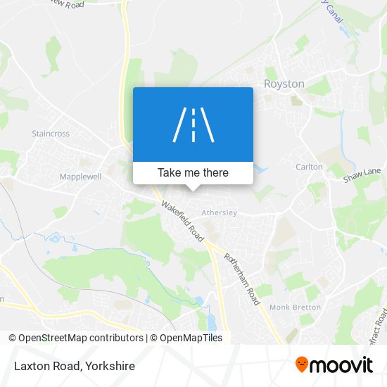 Laxton Road map