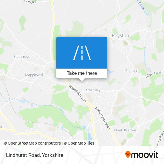 Lindhurst Road map