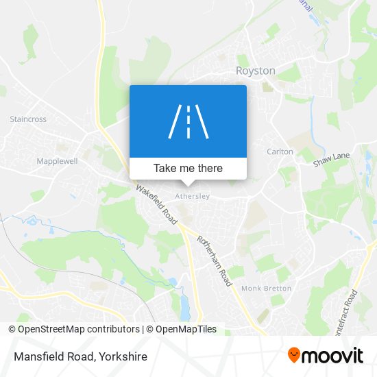 Mansfield Road map