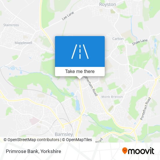 Primrose Bank map