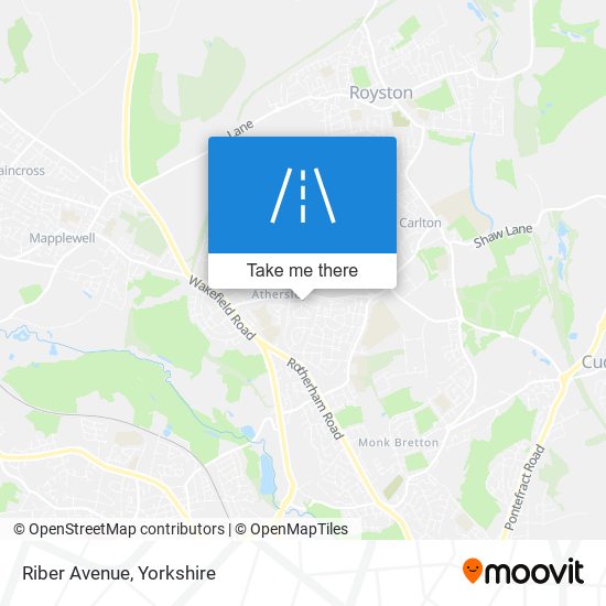 Riber Avenue map