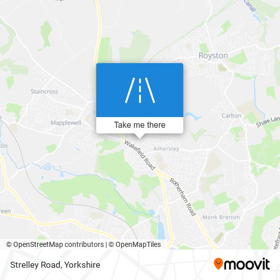 Strelley Road map