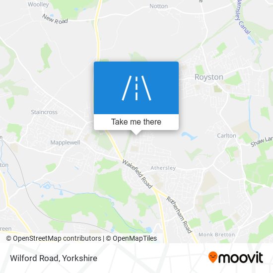 Wilford Road map