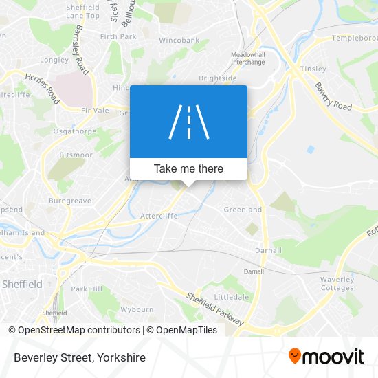 Beverley Street map