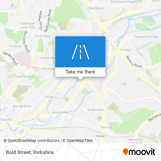 Bold Street map