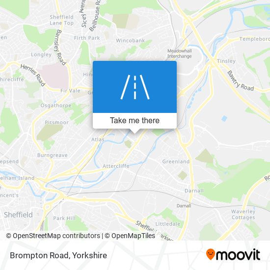 Brompton Road map
