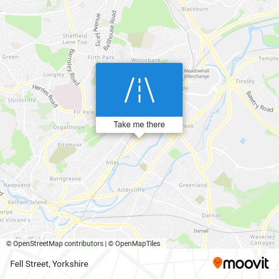 Fell Street map