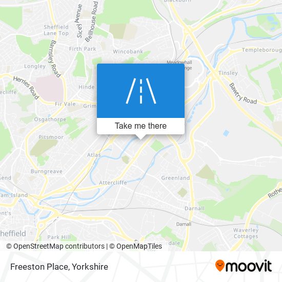 Freeston Place map