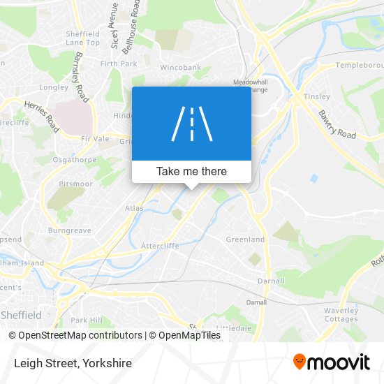 Leigh Street map