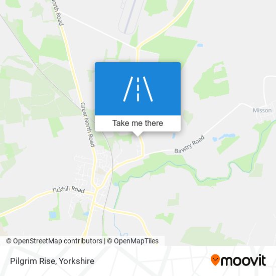 Pilgrim Rise map