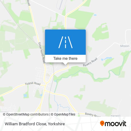 William Bradford Close map
