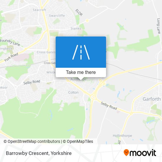 Barrowby Crescent map