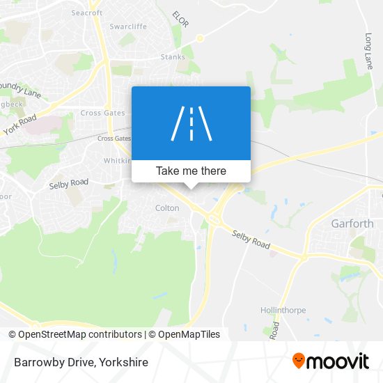 Barrowby Drive map