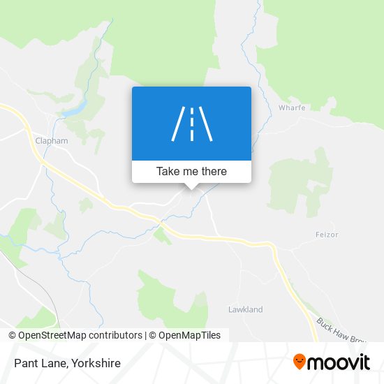 Pant Lane map