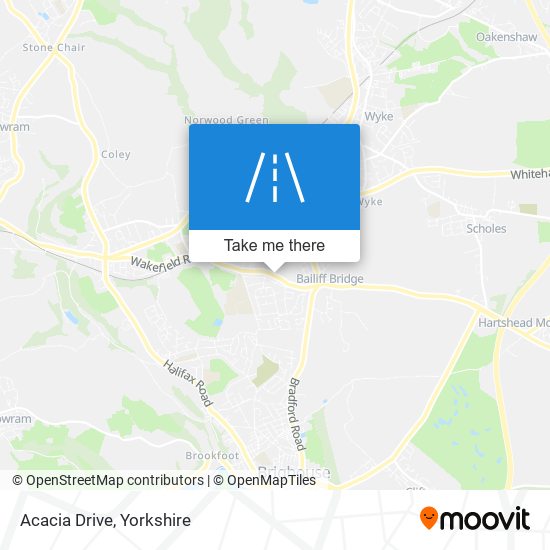 Acacia Drive map